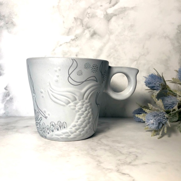 STARBUCKS 2016 Anniversary 12oz Mermaid Siren Tail Sea Star Mug - Picture 2 of 8